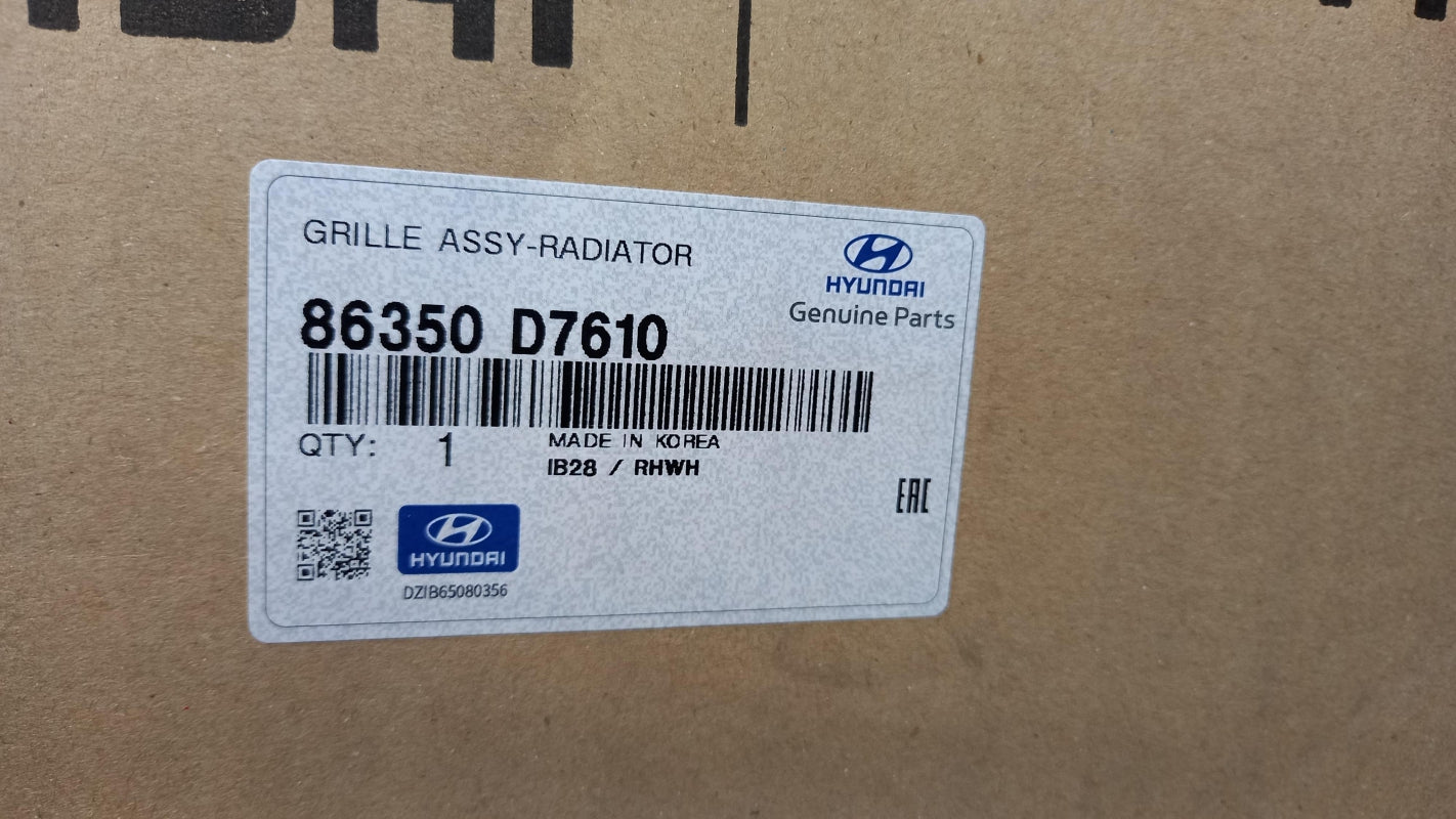 Original OE HYUNDAI/KIA Kühlergitter 86350D7610