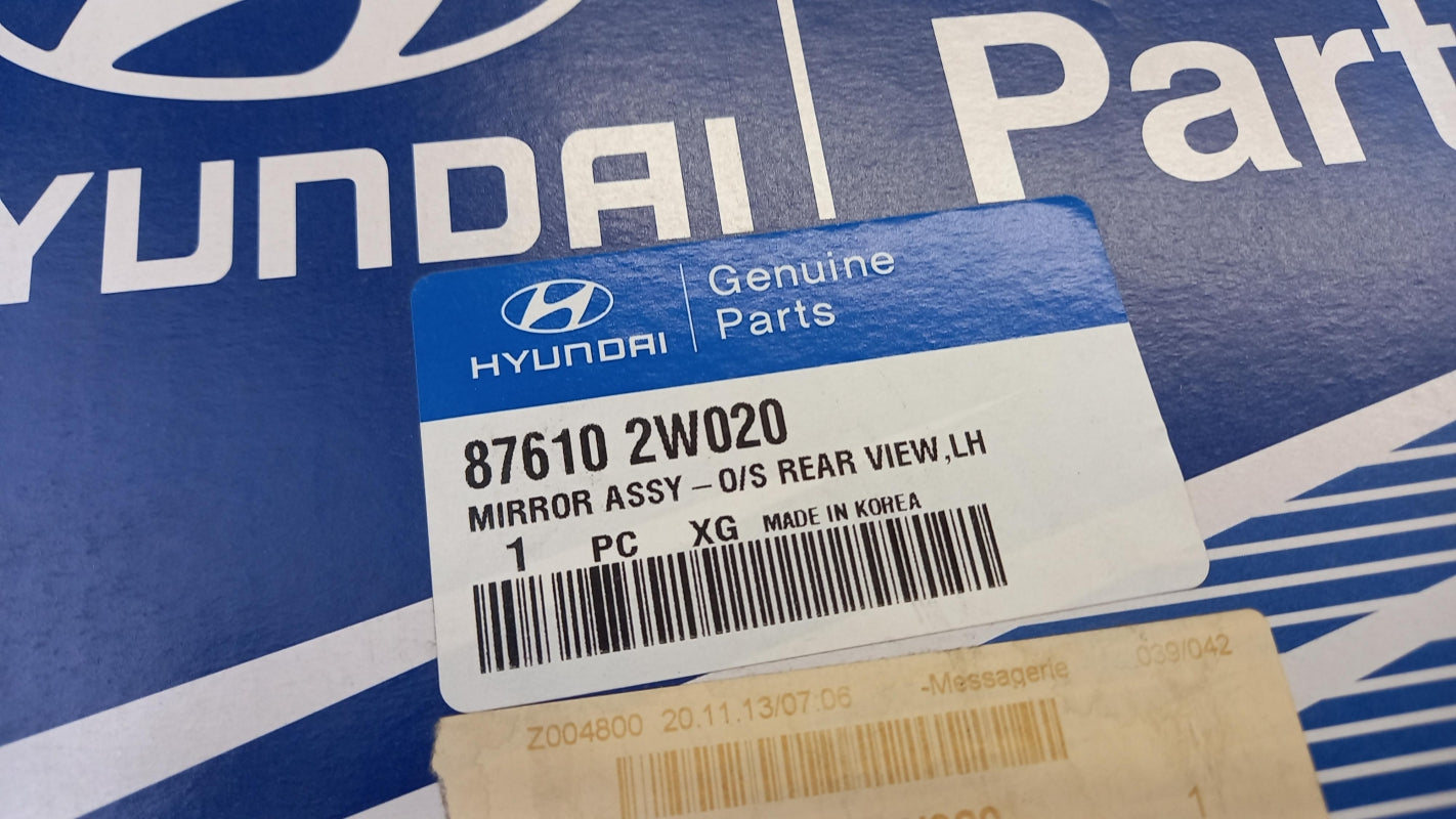 Original HYUNDAI Santa Fe (DM) Außenspiegel Links 876102W020