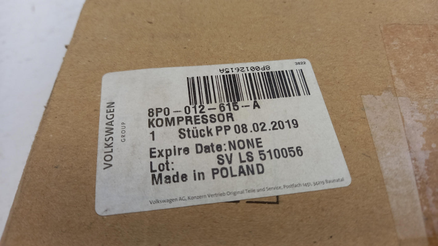 Original AUDI VW SKODA SEAT Luftkompressor Reifenkompressor 8P0012615A