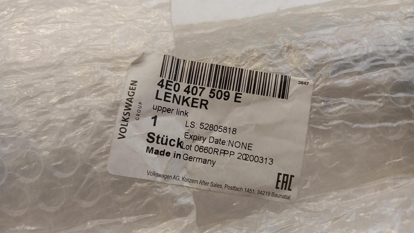 Original AUDI A6 4F A8 4E VW Phaeton Querlenker oben hinten links 4E0407509E