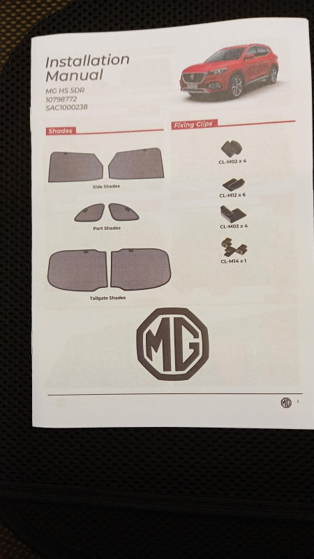 Original MG EHS Plug-in Hybrid Sonnenschutz SAC1000238
