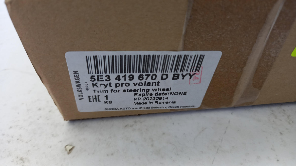 Original SKODA Octavia NN Karoq Kodiaq Enyaq Kamiq Lenkradblende 5E3419670DBYY