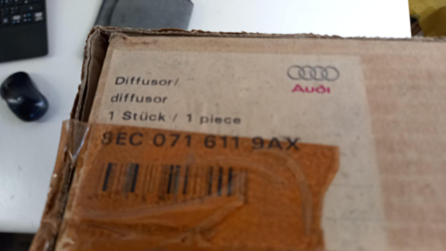 Original AUDI A4 (B7) Stoßstange Blende grundiert hinten 8EC0716119AX