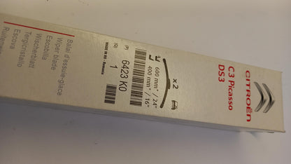 Original CITROEN C3 Picasso DS3 Wischerblättersatz (2st) 600+400mm 6423K0