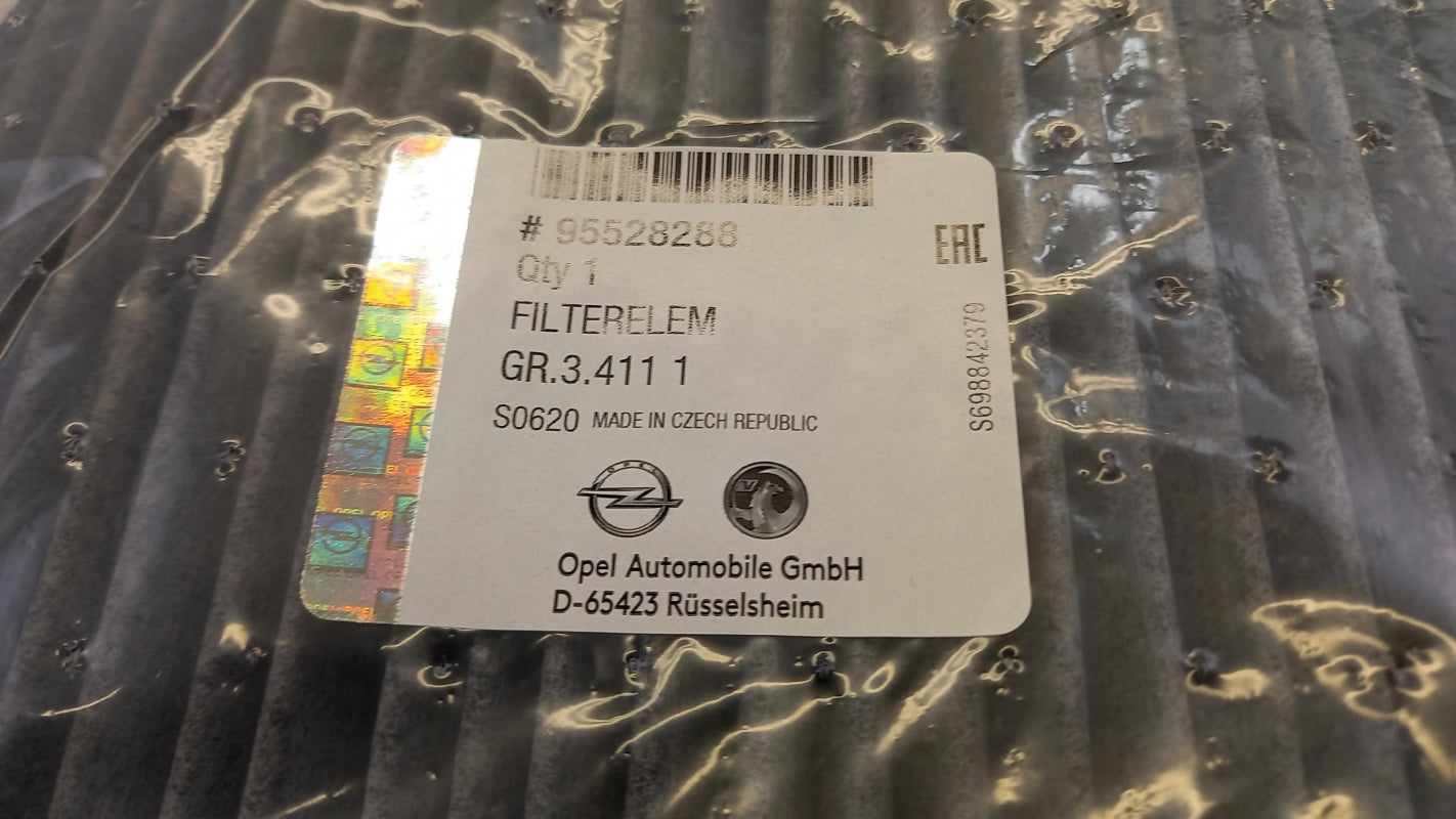 Original OPEL Combo X12 Innenraumfilter 95528288
