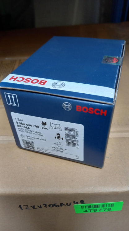 BOSCH für MERCEDES-BENZ CLA S-Klasse SL Bremsbeläge hinten 0986494790