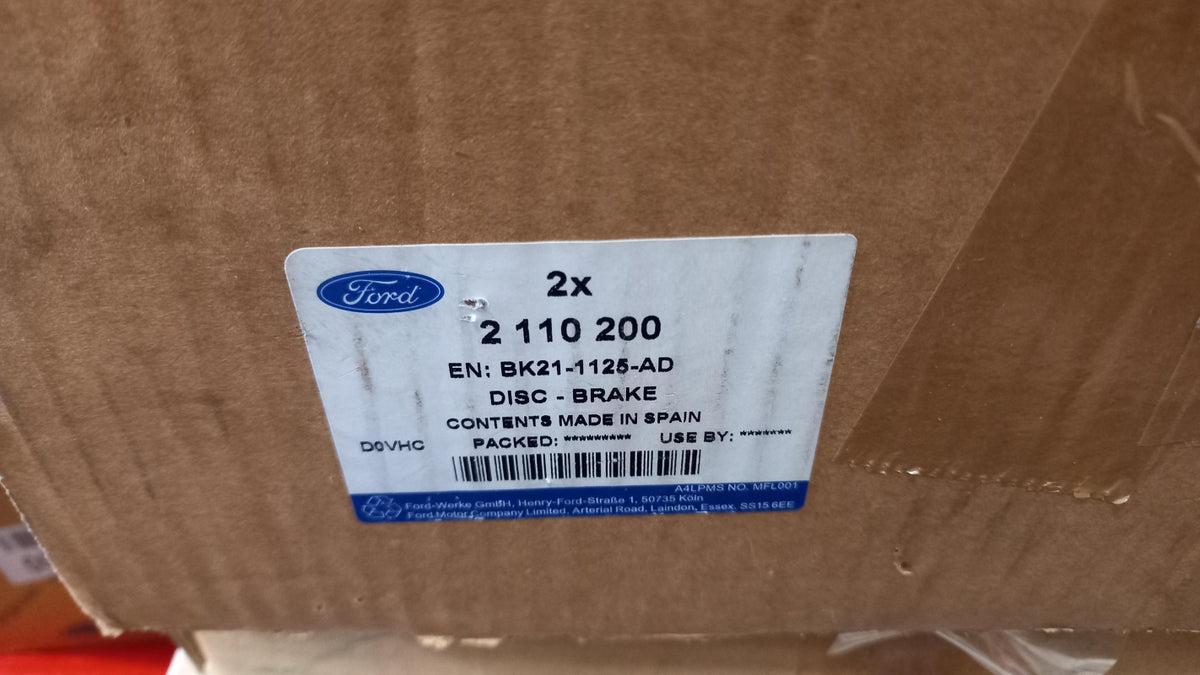 Original FORD Transit Tourneo 2012-2025 Bremsscheibe (1 Stück) vorne 2110200