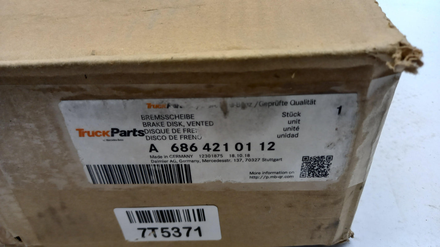 Original MERCEDES-BENZ Atego 1 2 3 Vorderachse Bremsscheibe (1 St) A6864210112