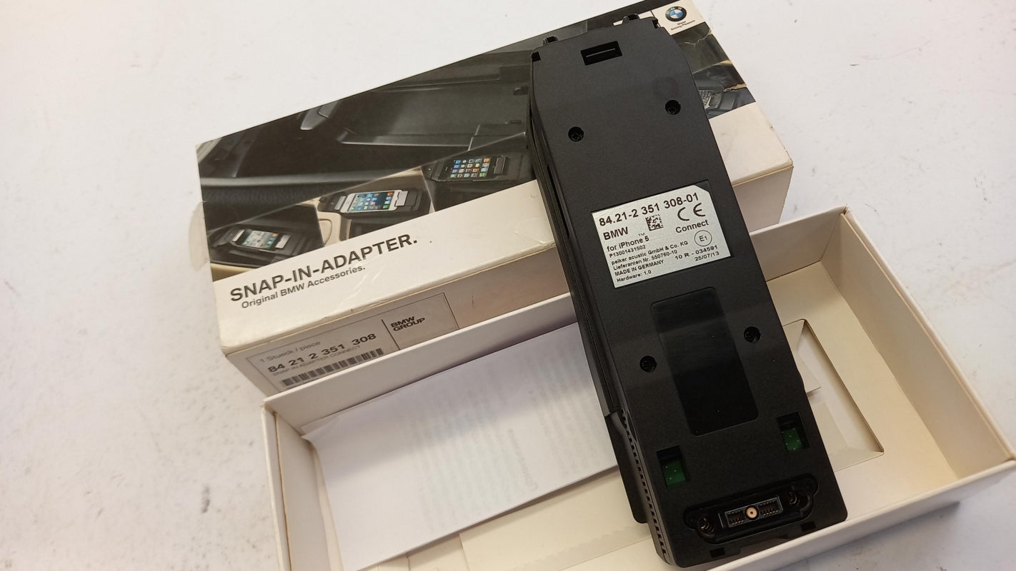 Original BMW Snap-In-Adapter Handyadapter für iPhone 5 84212351308