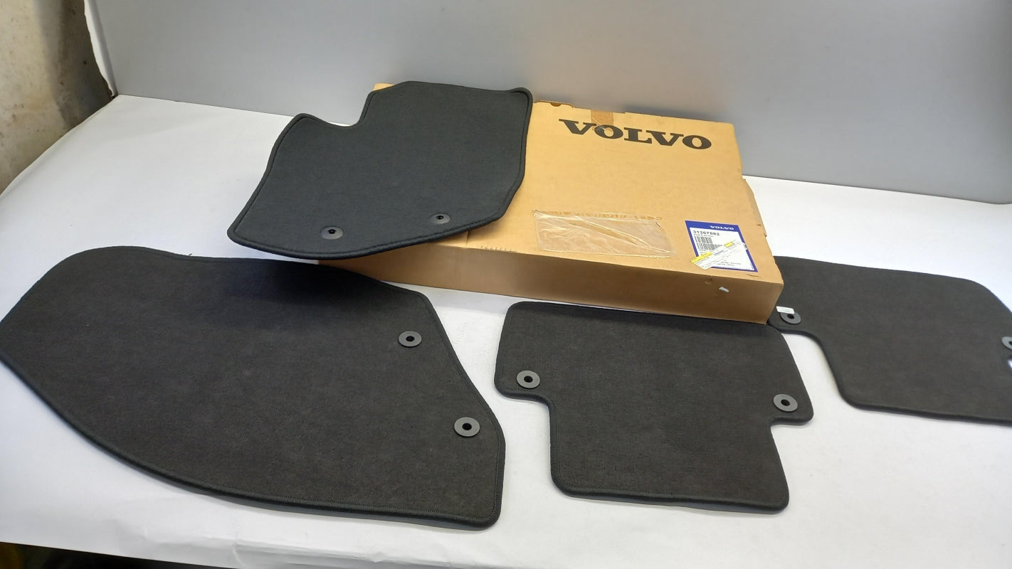 Original VOLVO V70 P26 XC70 01-07 Fußmattensatz 4-teilig Textil grau 31267882