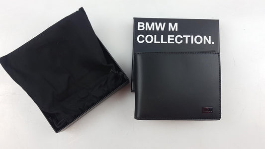 Original BMW Geldbörse ohne Münzfach Leder mit Carbonfaser schwarz 80212454762