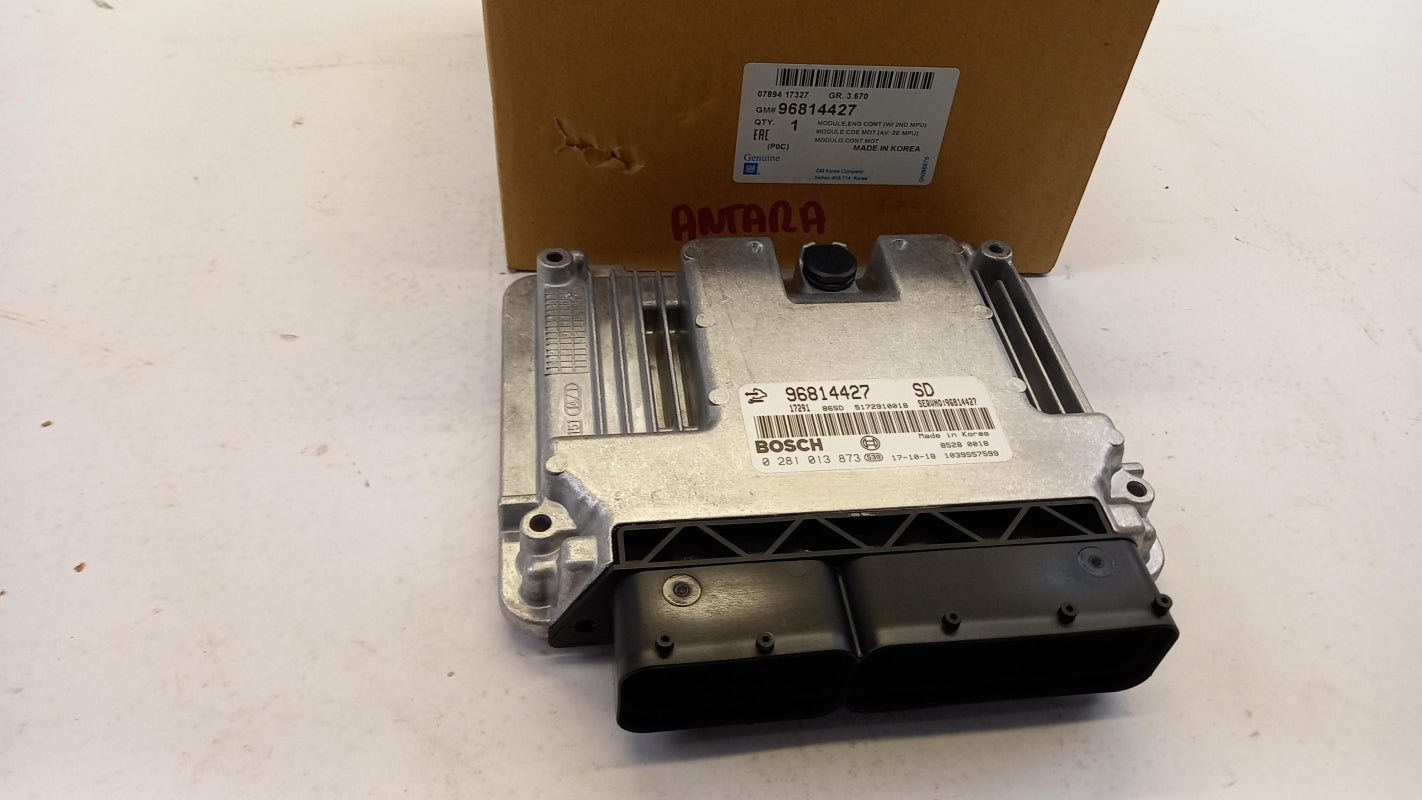 Original OPEL Antara CHEVROLET Captiva (C100) Motorsteuergerät ECU 2.0 96814427