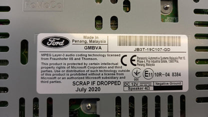 Original FORD Ranger 2018-2025 Multimedia Haupteinheit 2348276