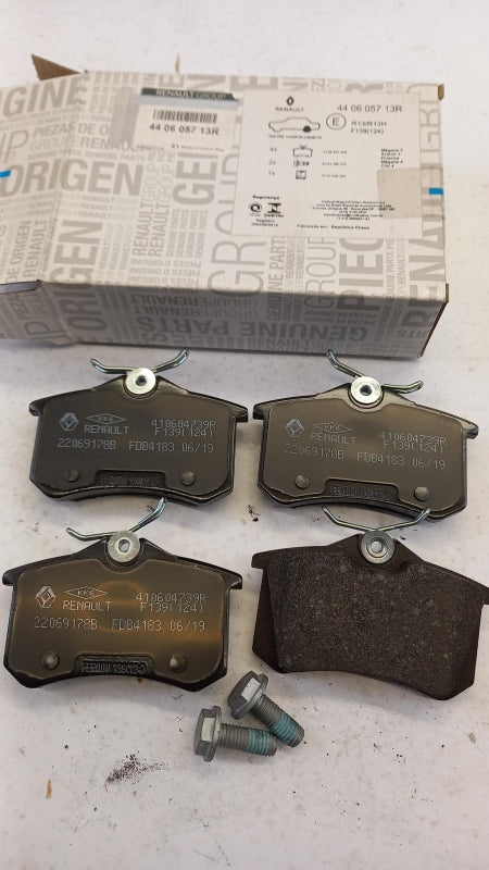 Original RENAULT Clio Megane Scenic Twingo Bremsbeläge hinten 440605713R