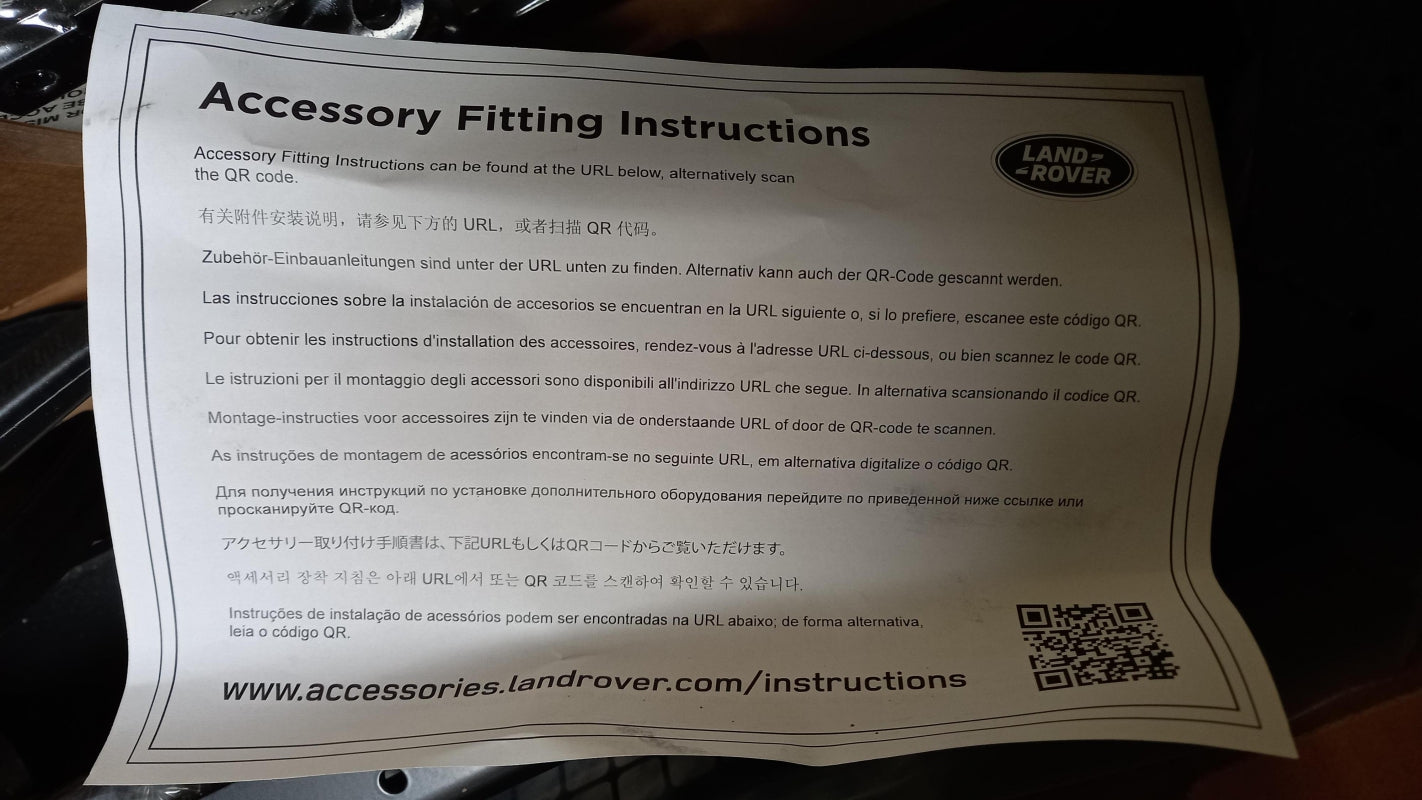 Original LAND ROVER Defender 2020-2022 Montagesatz VPLEP0490