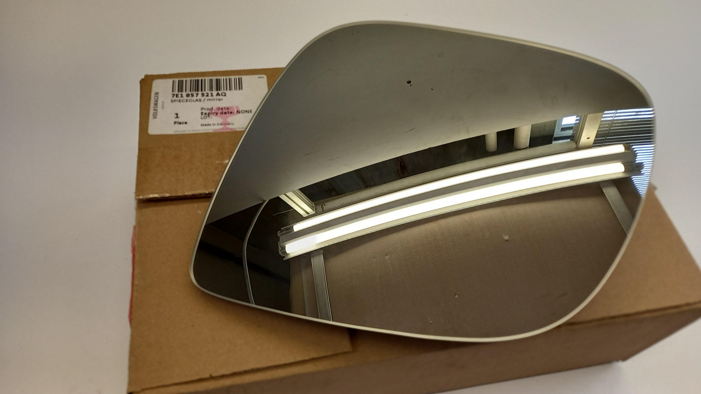Original VW Amarok T6 Rechtslenker Außenspiegelglas beheizt links 7E1857521AQ