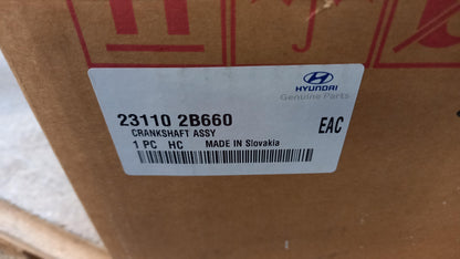 Original KIA Venga Kurbelwelle 231102B660