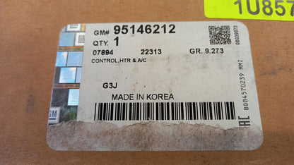 Original CHEVROLET Cruze J308 Orlando J309 Heizungsbetätigung 95146212