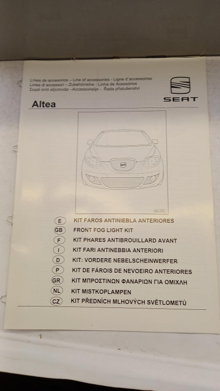Original SEAT Altea Minivan 2004> Satz Halogen-Nebelscheinwerfer 5P1052160