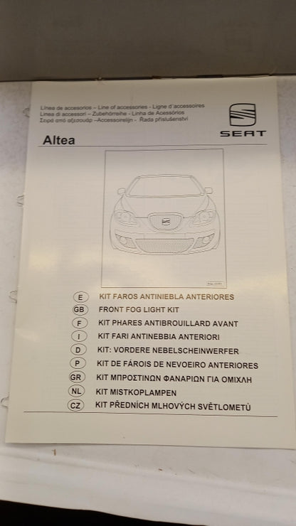 Original SEAT Altea Minivan 2004> Satz Halogen-Nebelscheinwerfer 5P1052160