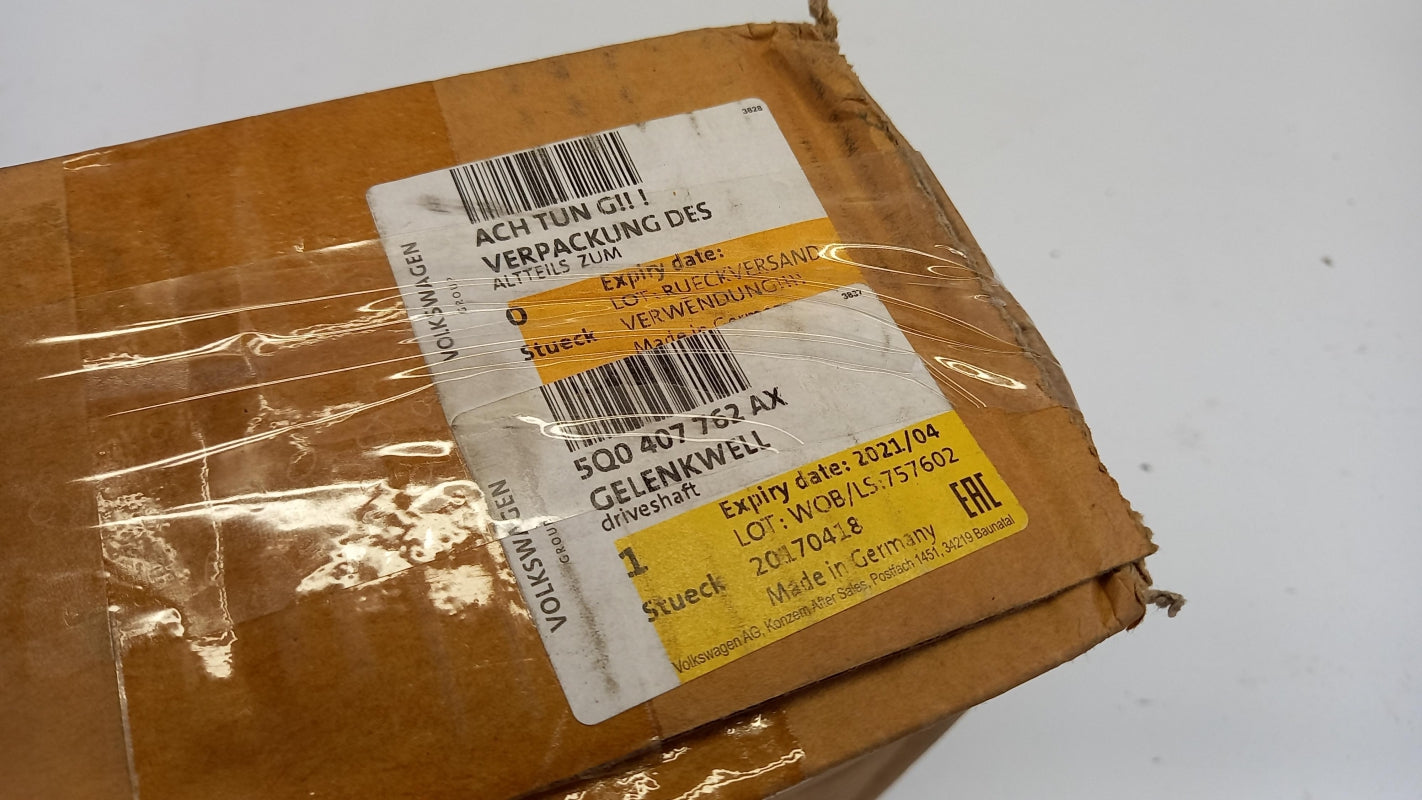 Original VW Golf Sportsvan VII Caddy IV AUDI A3 Antriebswelle 5Q0407762AX