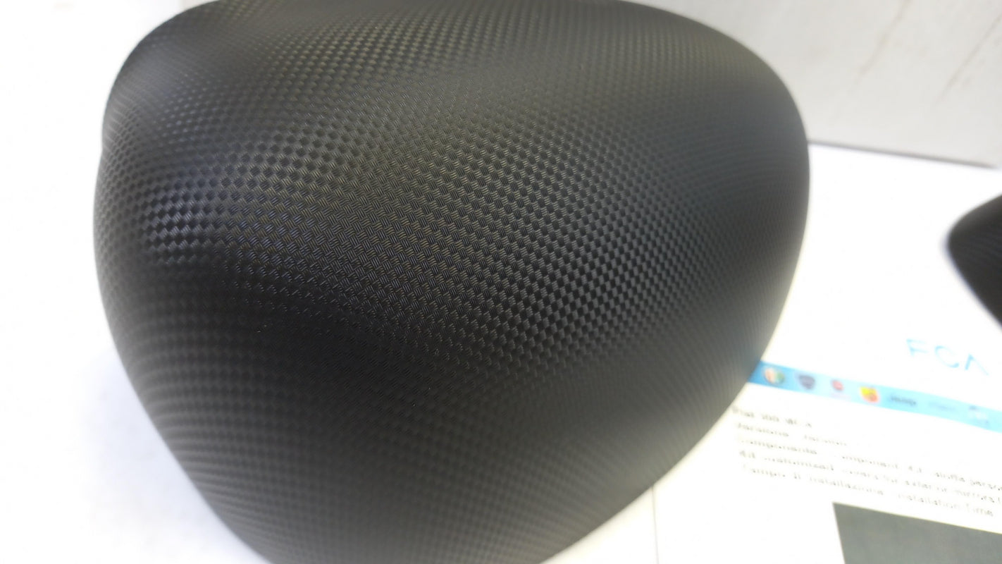 Original FIAT 500 ABARTH 500 595 Spiegelabdeckungen carbon 51977649