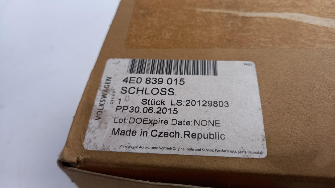 Original AUDI A8/S8 4E 2004-2007 Türschloss hinten links 4E0839015