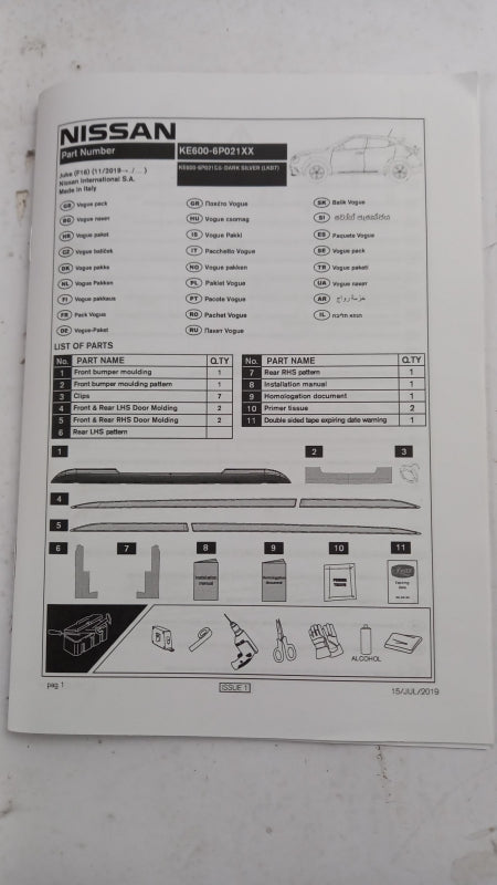 Original OE NISSAN Styling Kit KE6006P021DS