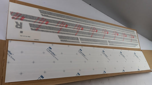 Original BMW 5er G60 G61 i5 M Akzentstreifen frozen black 82145A8EDB7