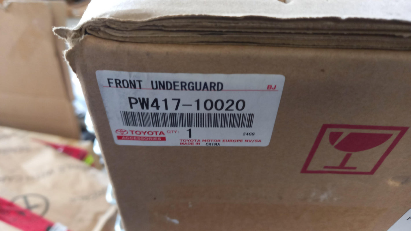 Original TOYOTA CH-R 2019- Unterfahrschutz silber vorne PW41710020
