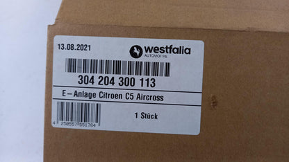 WESTFALIA Anhängerkupplung Elektrosatz 13P für CITROEN C5 Aircross 304204300113
