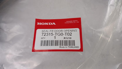 Original HONDA Jazz III 2013> Türdichtung vorne 72315TG0T02