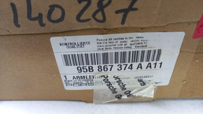 Original PORSCHE Macan I 95B Türarmlehne Leder schwarz rechts 95B867374AA11