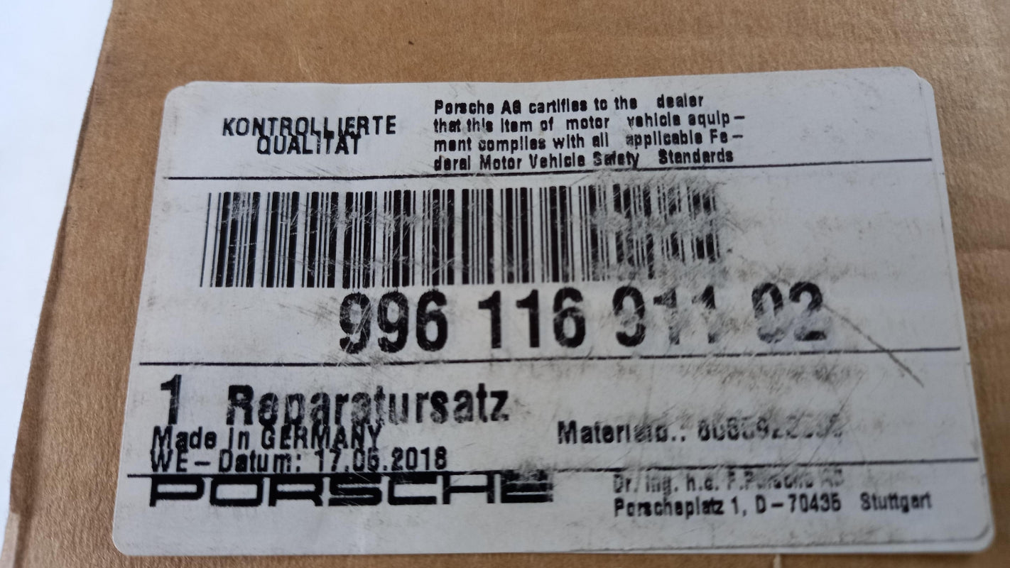 Original PORSCHE 911 996 Carrera Kupplungssatz 99611691102