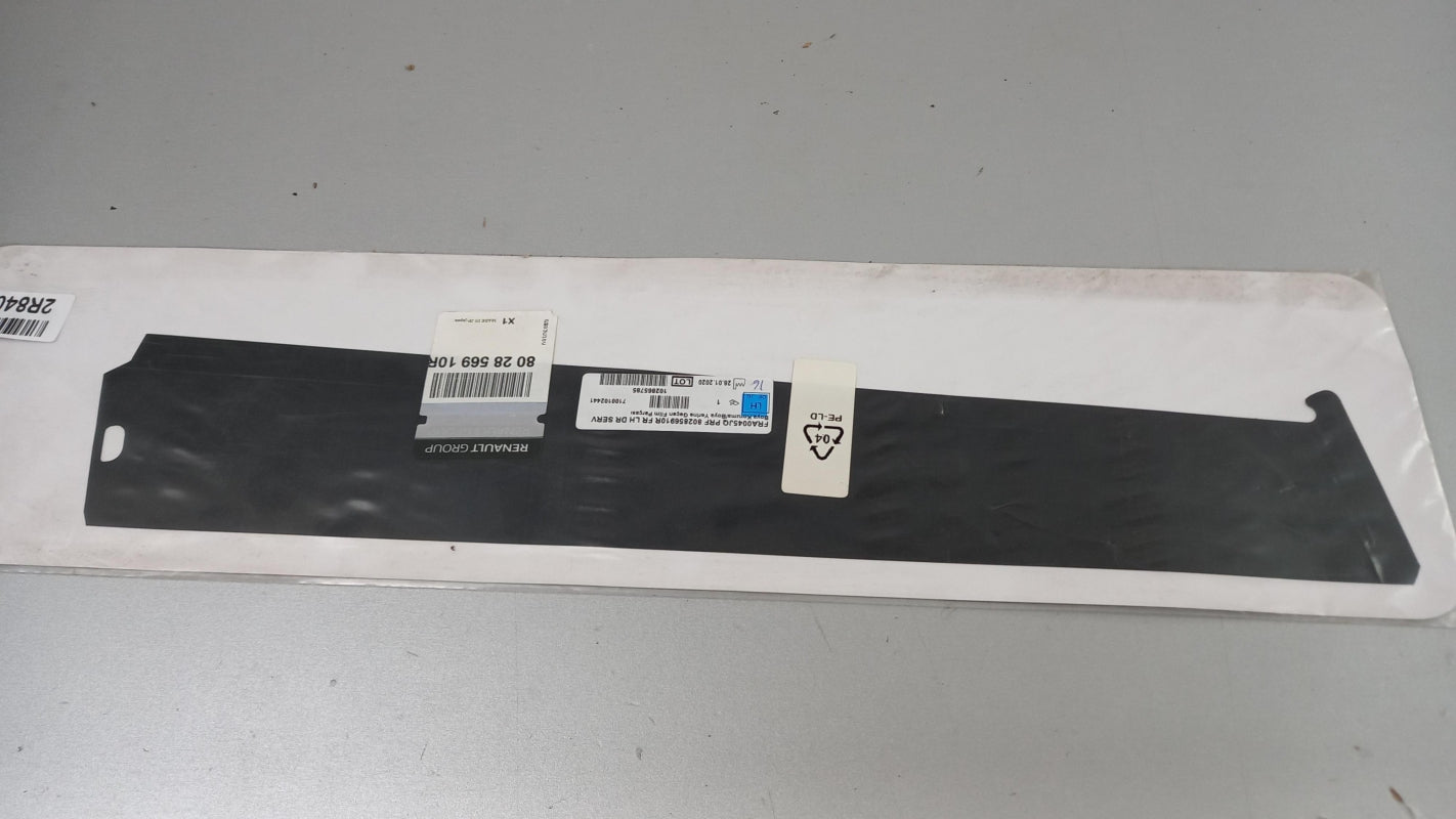 Original RENAULT Clio III Türrahmen Dekorativer Aufkleber vorne links 802856910R