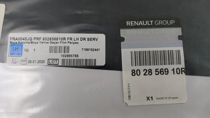 Original RENAULT Clio III Türrahmen Dekorativer Aufkleber vorne links 802856910R