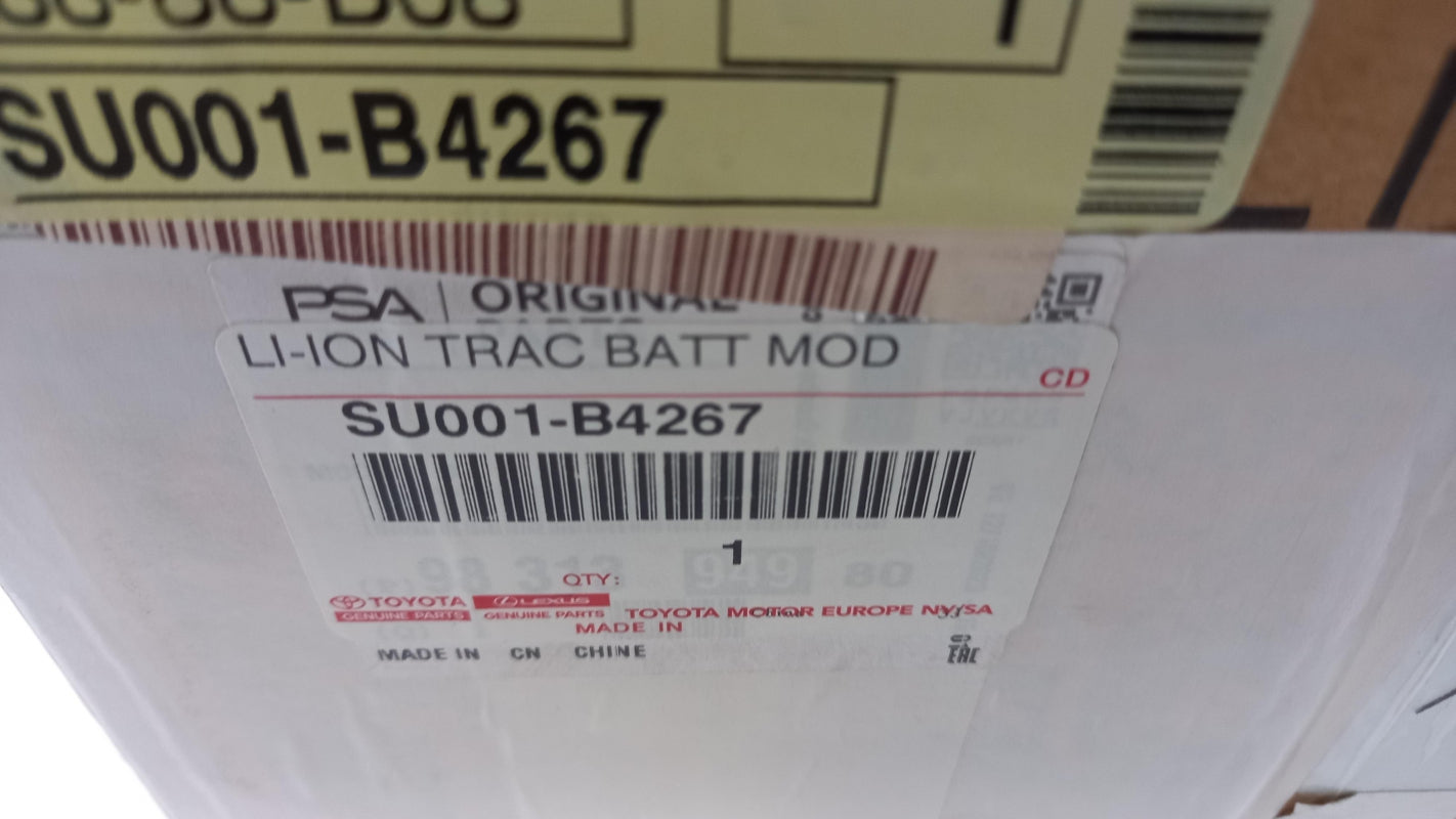 Original TOYOTA Li-Ion Zusatzbatterie Stützbatterie SU001B4267