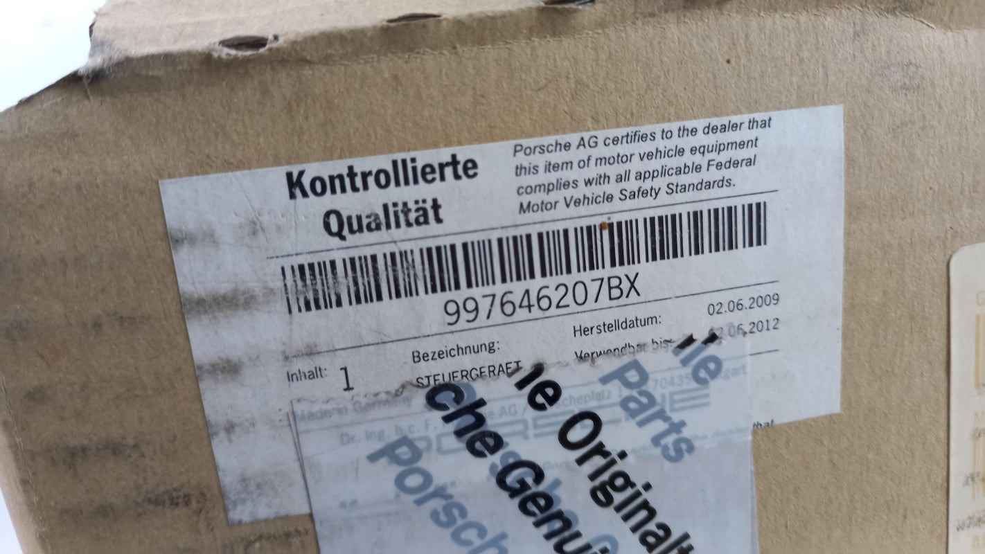 Original PORSCHE 991 997 Steuergerät 997646207BX