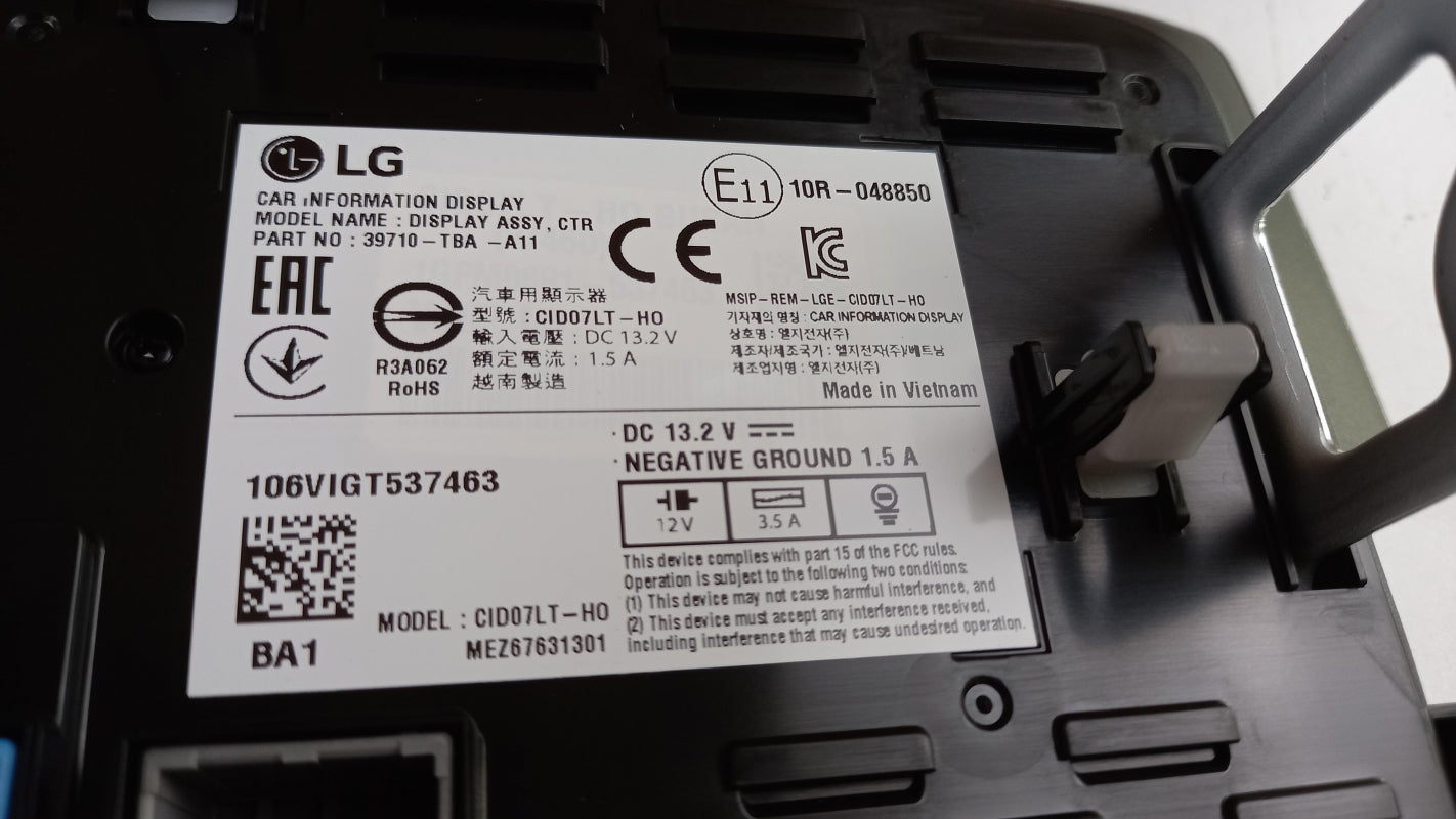 Original HONDA Civic Anzeigeeinheit 39710TBA305