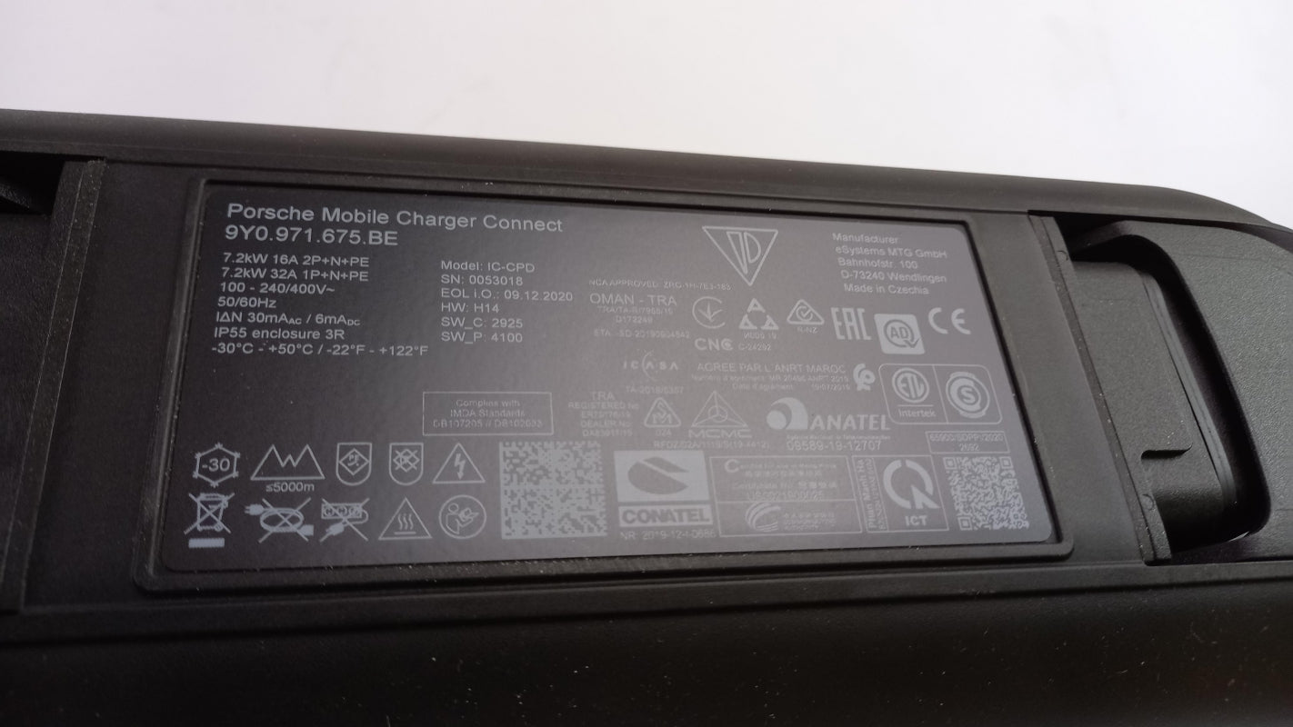Original OE PORSCHE Batterieladegerät 9Y0971675BE