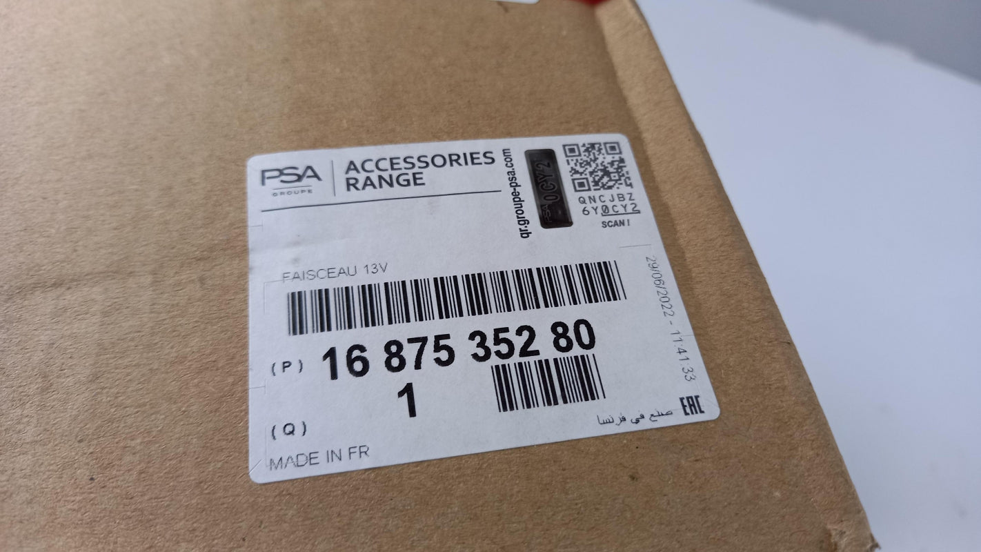 Original CITROEN C5 X E-Satz Anhängerkupplun Kabelbaum 13-plg 1687535280