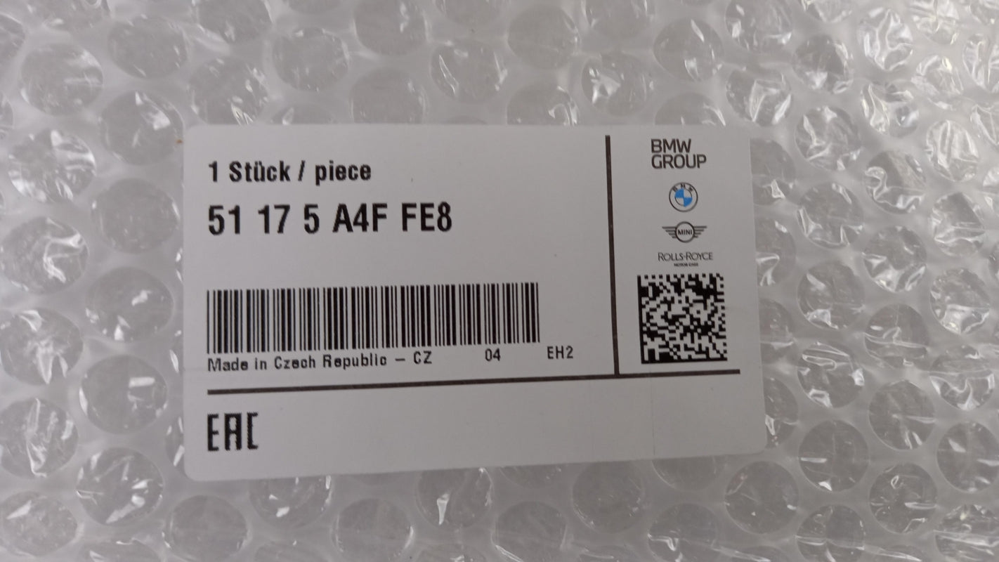 Original OE BMW Kotflügel Zierleiste 51175A4FFE8