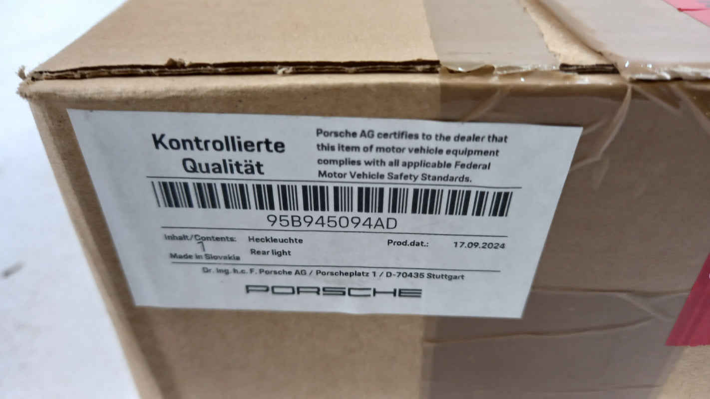 Original OE PORSCHE Heckleuchte 95B945094AD