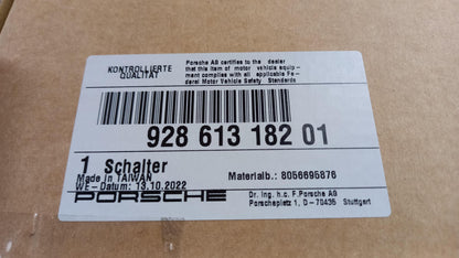 Original OE PORSCHE Sitzverstellung Steuerung 92861318201