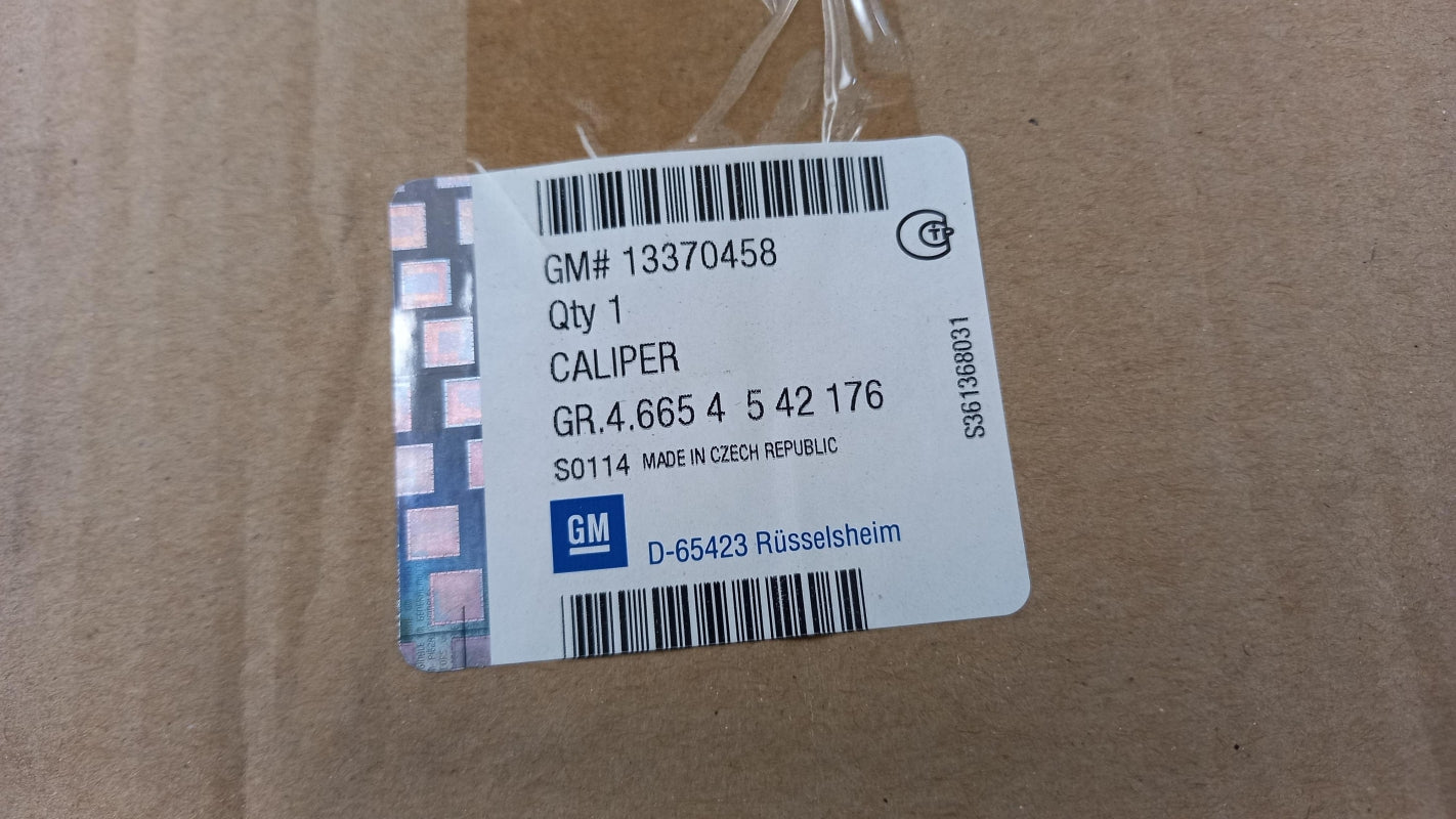 Original OPEL Insignia Bremssattel hinten rechts 13370458