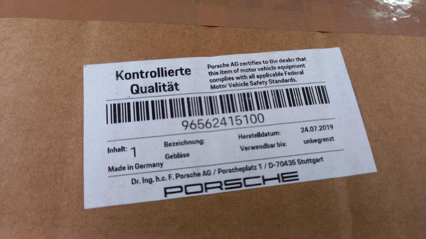 Original PORSCHE 911 964 1983-1994 Innenraumgebläse 96562415100
