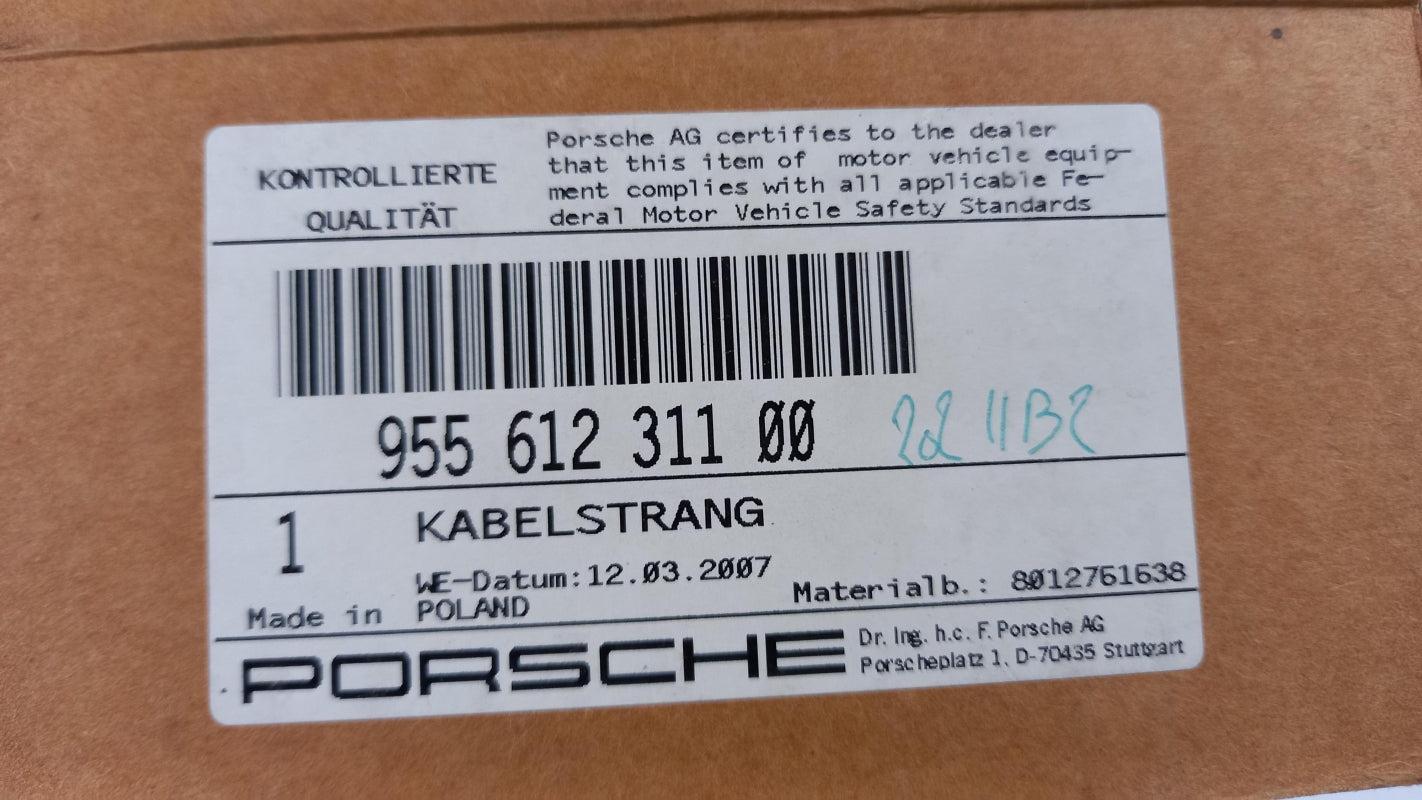 Original PORSCHE Cayenne E1 Stoßstange Kabelbaum Leitungssatz vorne 95561231100
