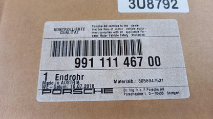 Original PORSCHE 911 Carrera Auspuffblende Links 99111146700