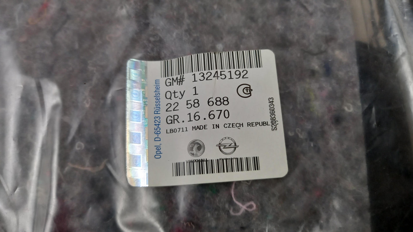 Original OPEL Astra-H Sitzbezug charcoal vorne links 13245192