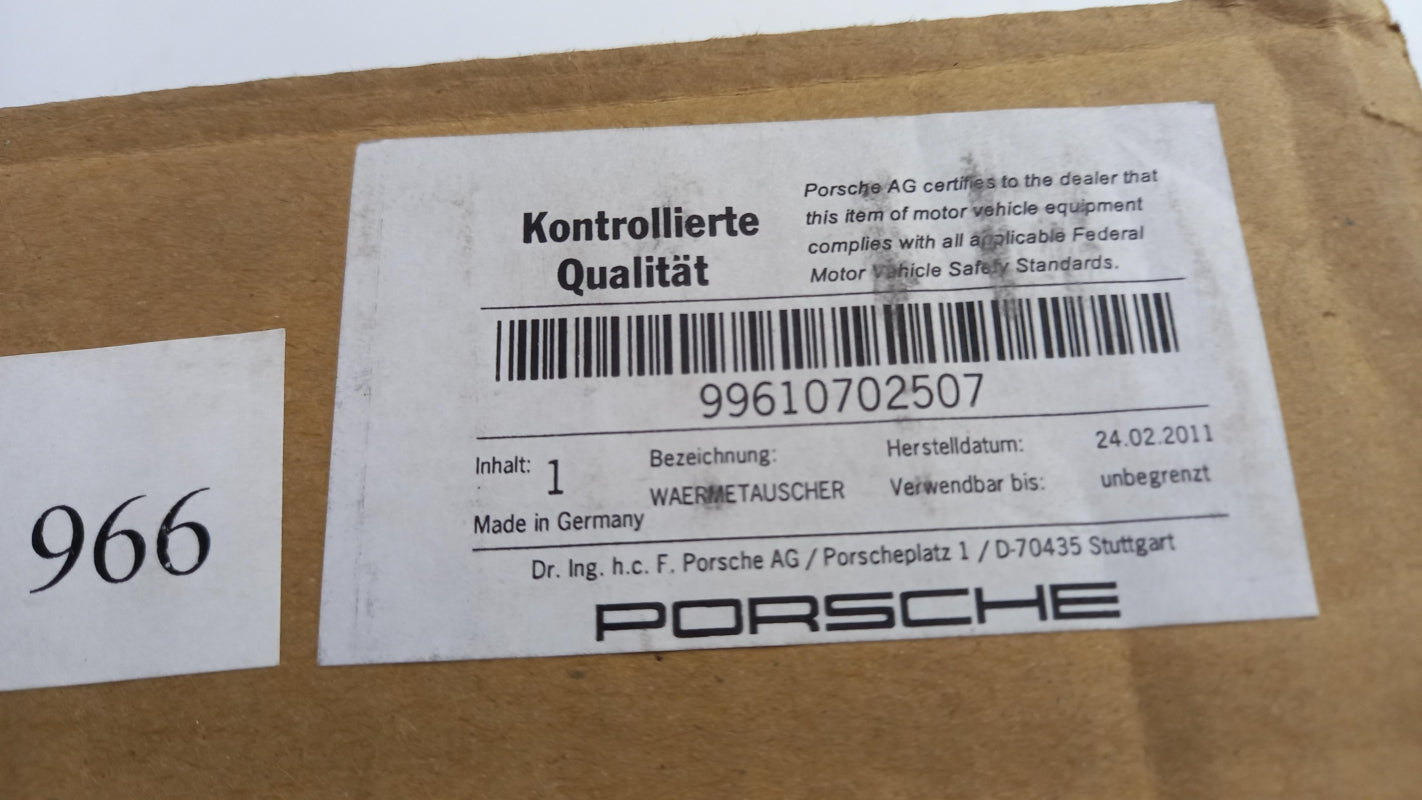 Original OE PORSCHE Motorölkühler 99610702507